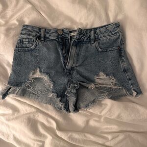 pacsun jean shortsa